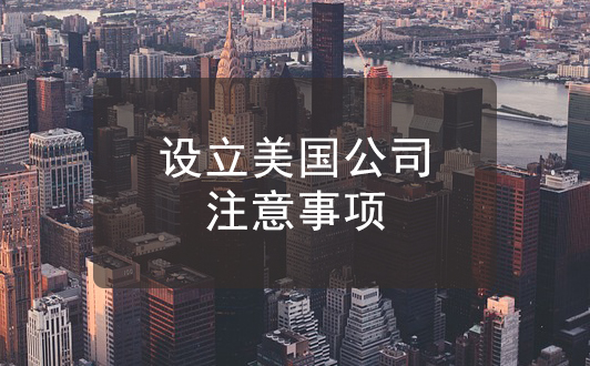 設立美國公司的基本注意事項,不容錯過