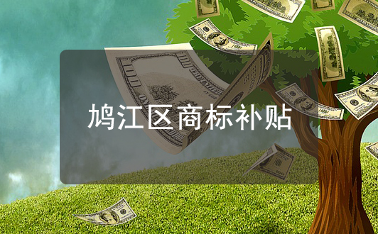 鳩江區商標補貼詳情,補貼金額清單